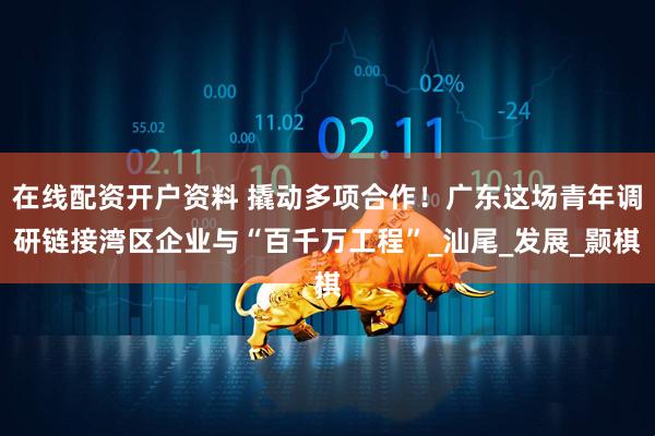 在线配资开户资料 撬动多项合作！广东这场青年调研链接湾区企业与“百千万工程”_汕尾_发展_颢棋